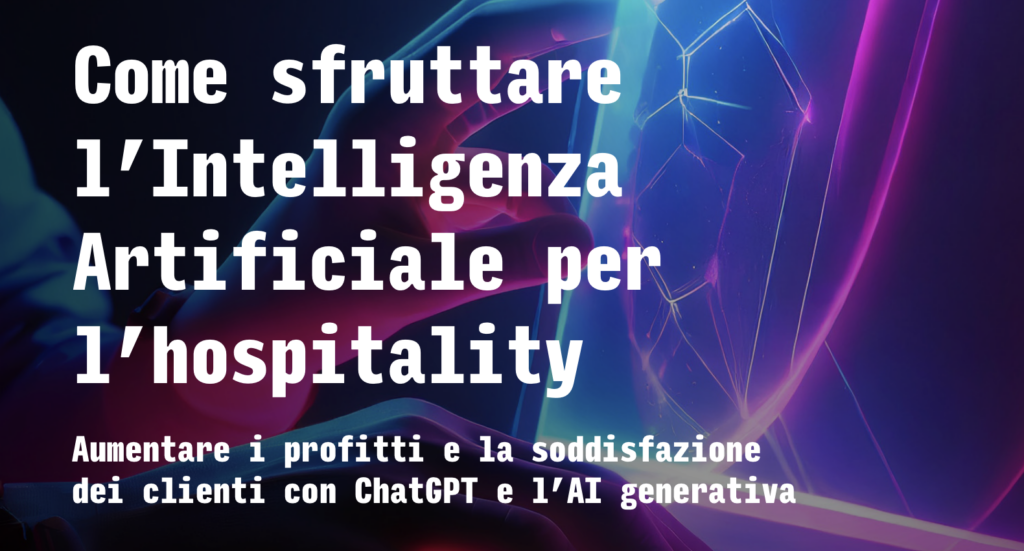 Corso di intelligenza artificiale per l’hospitality
